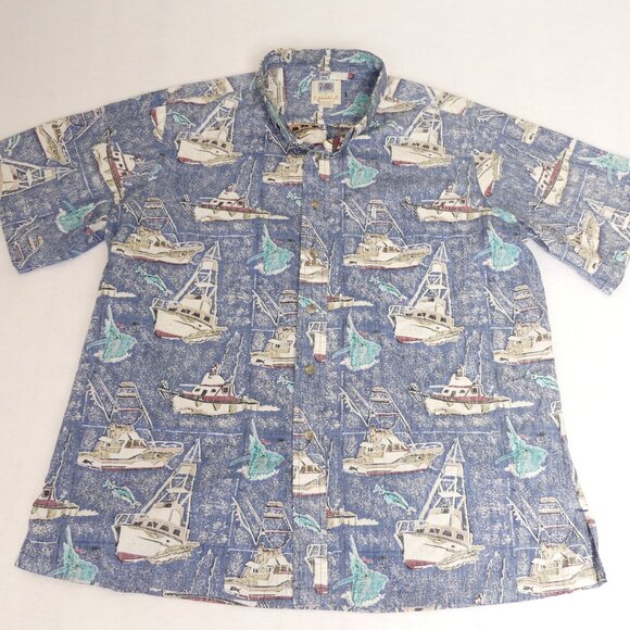AVI Collection by Kahala Short Sleeve Button Hawaiian Shirt Mens XL - Picture 2 of 5